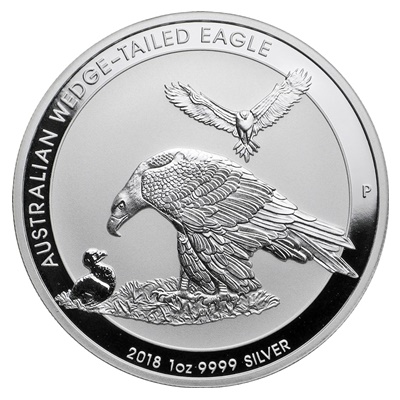 2018 1oz Silver Coin – Australian WEDGE-TAILED EAGLE